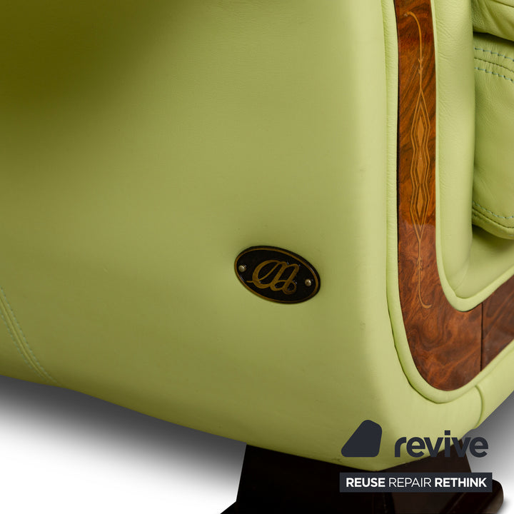 Nieri Divani Leather Armchair Green