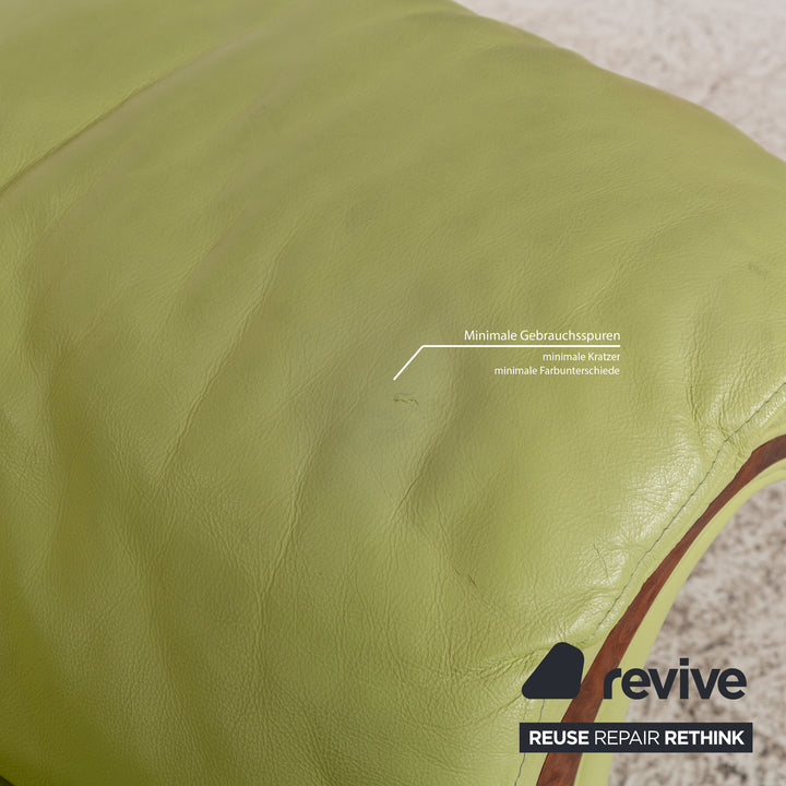 Nieri Divani Leather Armchair Green