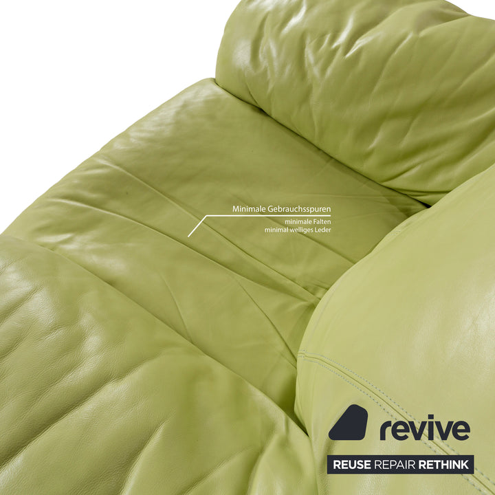Nieri Divani Leather Armchair Green