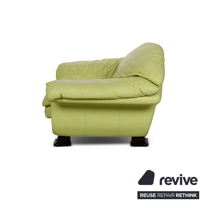 Nieri Divani Leather Armchair Green