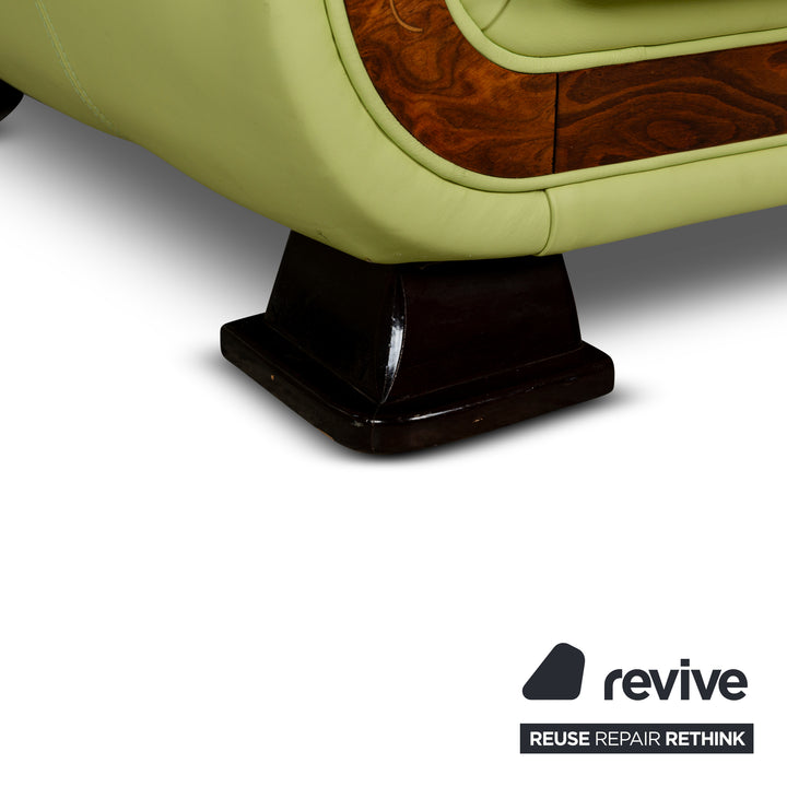 Nieri Divani Leather Armchair Green