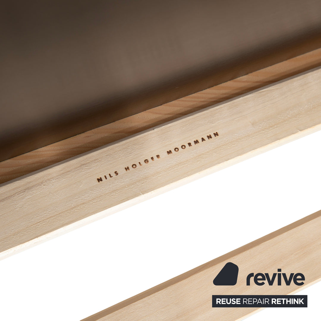 Nils Holger Moormann Siebenschläfer Holz Bett Schwarz