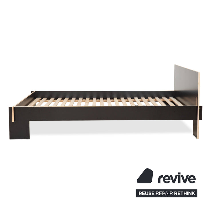 Nils Holger Moormann Siebenschläfer Holz Bett Schwarz