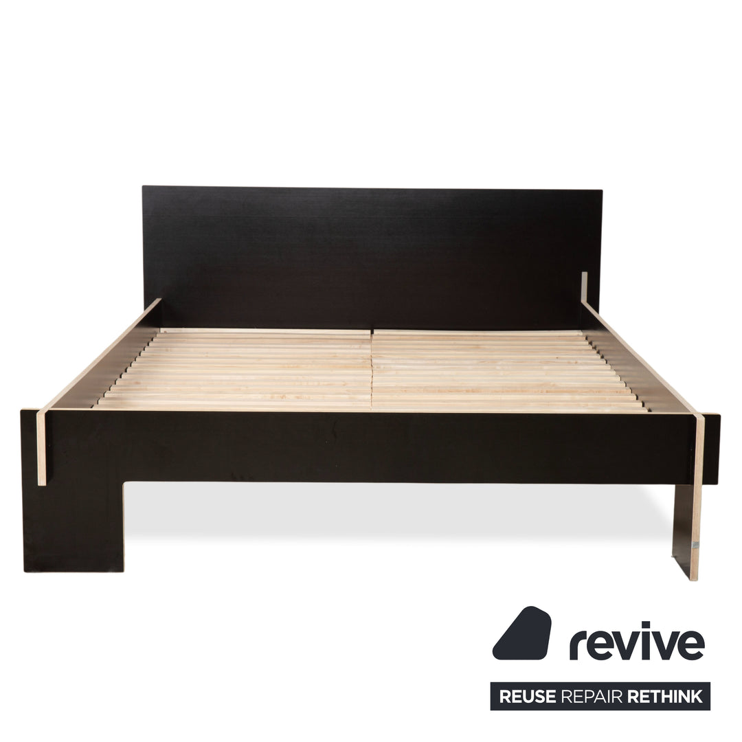 Nils Holger Moormann Siebenschläfer Holz Bett Schwarz