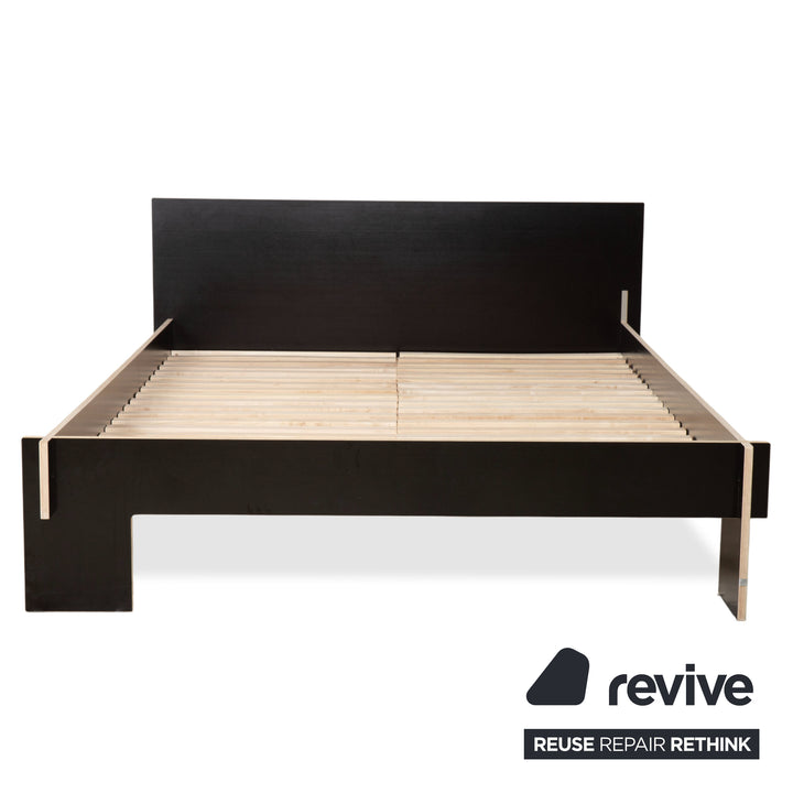 Nils Holger Moormann Siebenschläfer Holz Bett Schwarz