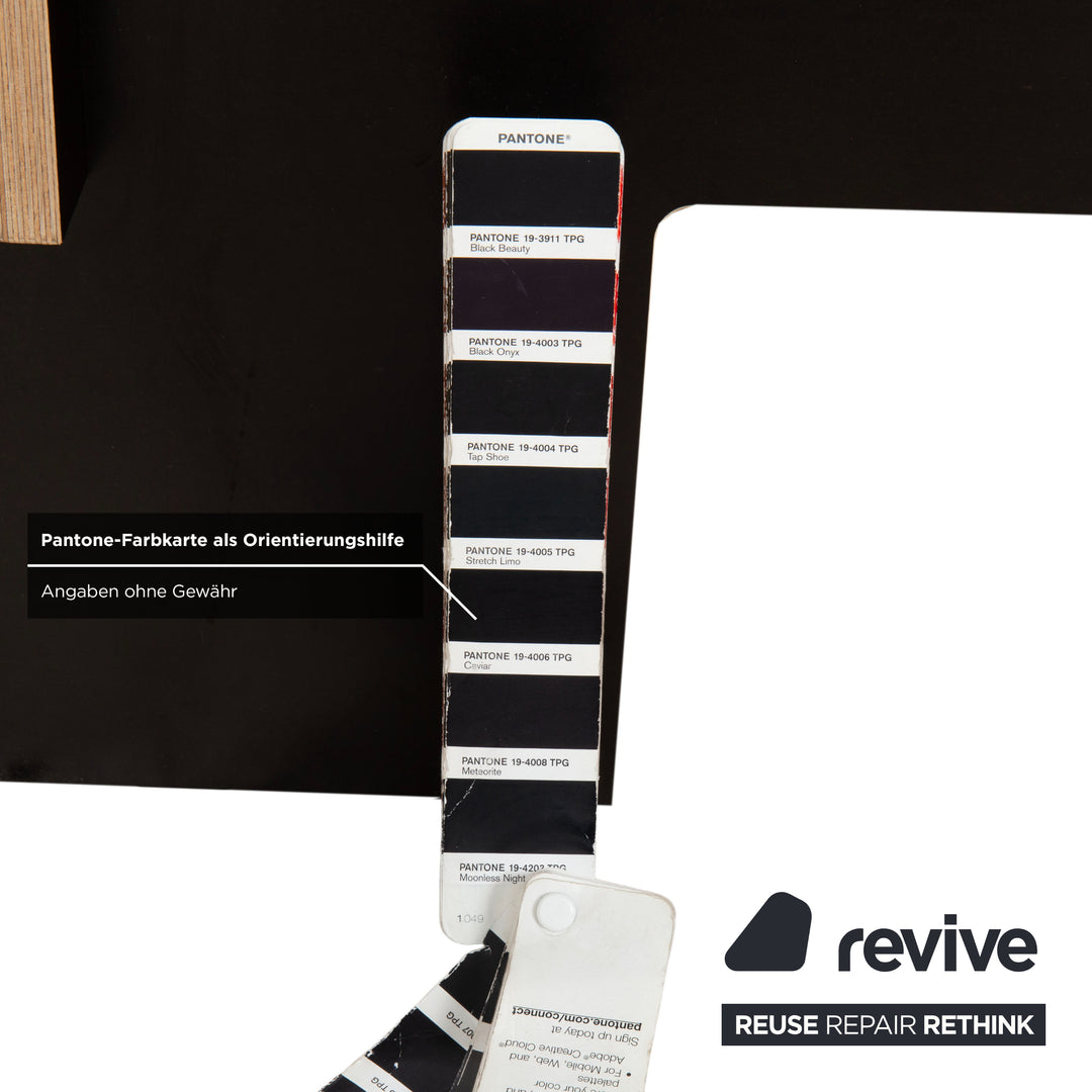 Nils Holger Moormann Siebenschläfer Holz Bett Schwarz