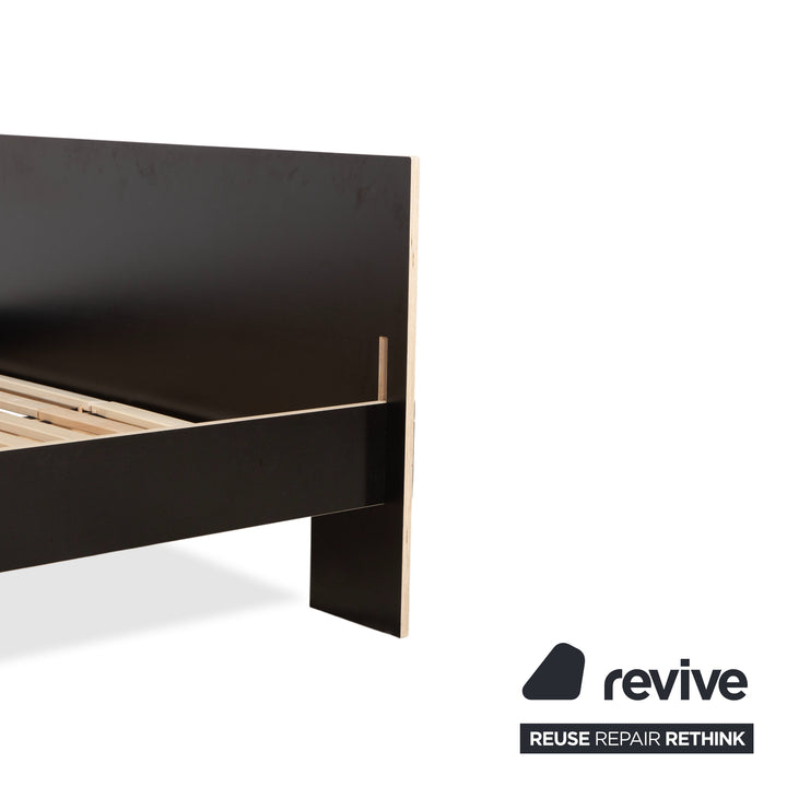 Nils Holger Moormann Siebenschläfer Holz Bett Schwarz