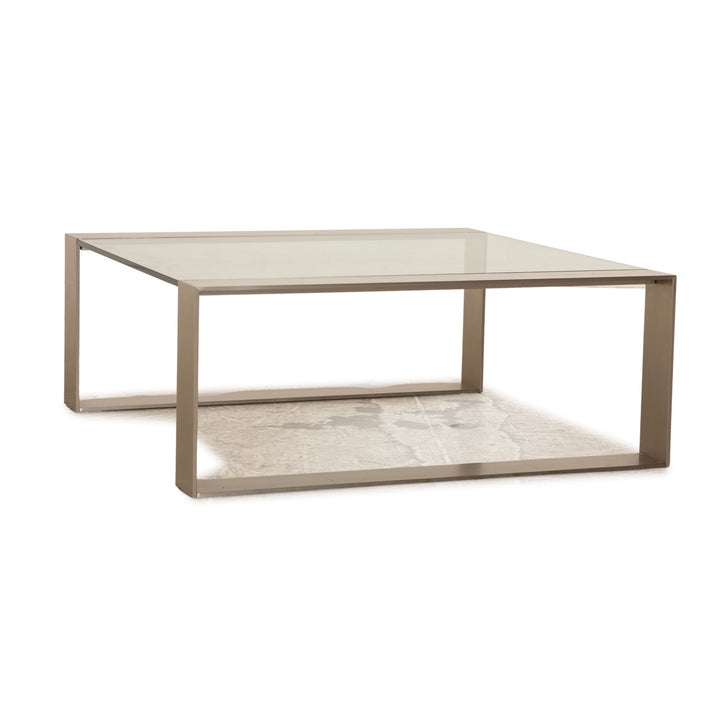 Orsenigo Ring glazen salontafel zilver
