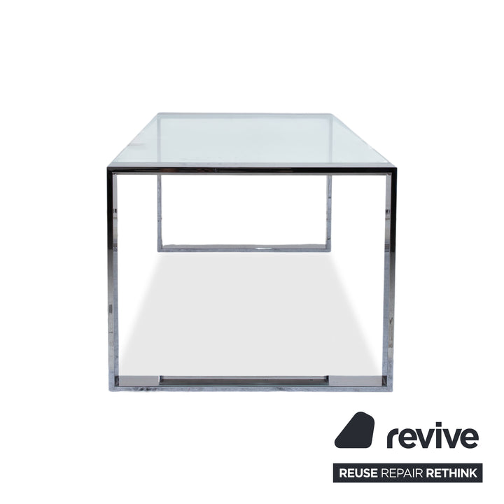 Orsenigo Ring Glas Esstisch Silber