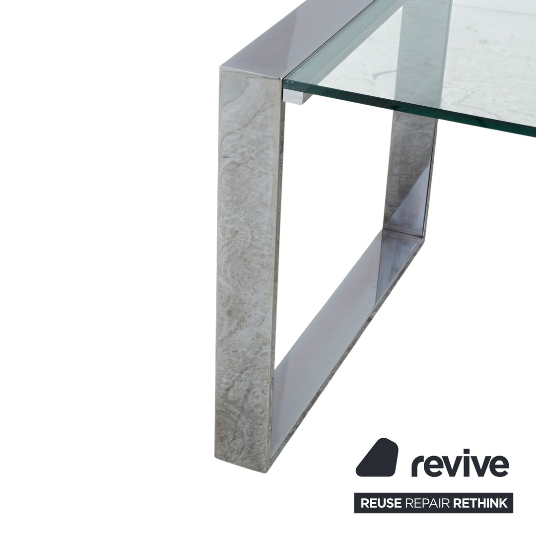 Orsenigo Ring Glas Esstisch Silber