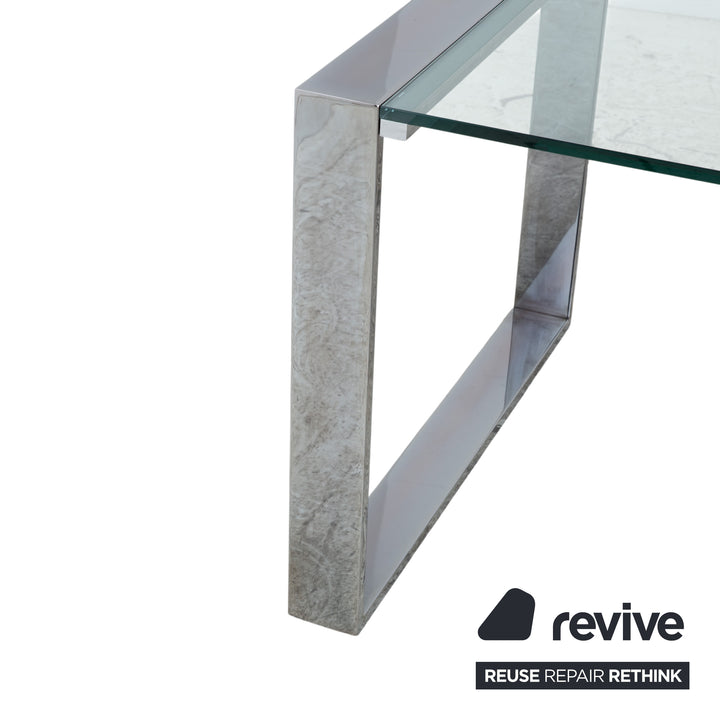 Orsenigo Ring Glas Esstisch Silber