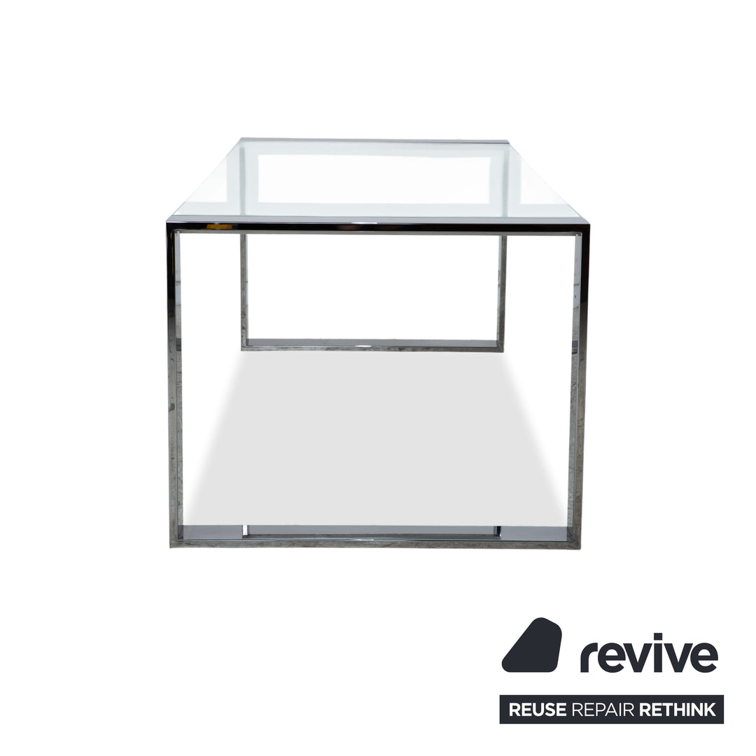 Orsenigo Ring Glas Esstisch Silber