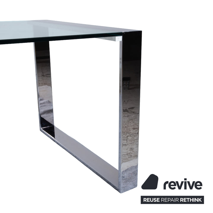 Orsenigo Ring Glas Esstisch Silber