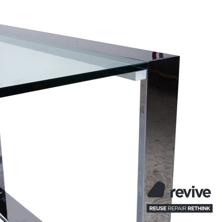 Orsenigo Ring Glas Esstisch Silber