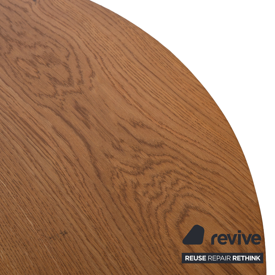 Osvaldo Borsani T69 Holz Tisch 4er Stuhl Braun Cognac Chrom 120 x 76 cm drehbar