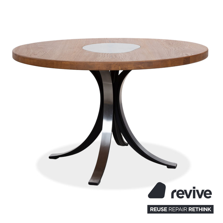 Osvaldo Borsani T69 Holz Tisch Chrom 120 x 76 cm