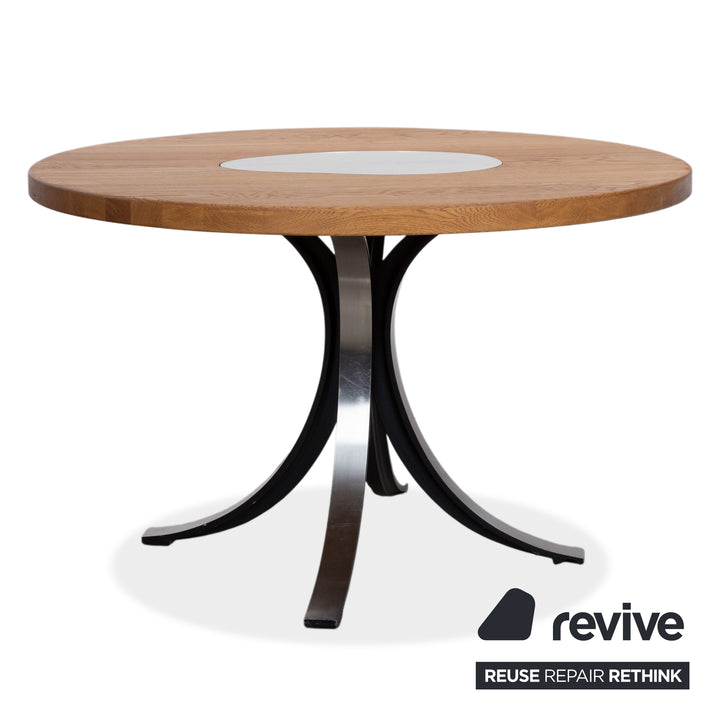 Osvaldo Borsani T69 Holz Tisch Chrom 120 x 76 cm