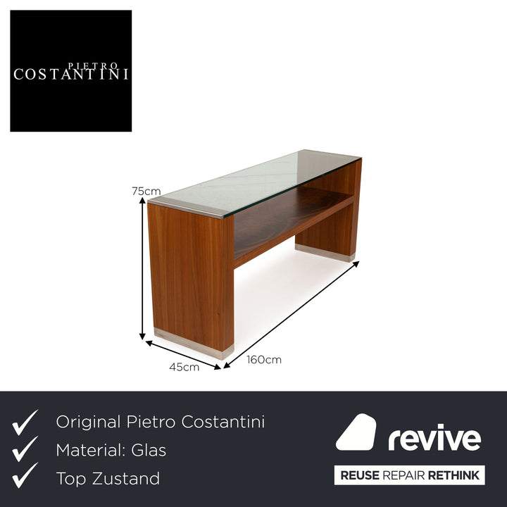 Buffet en verre Petro Constantini marron