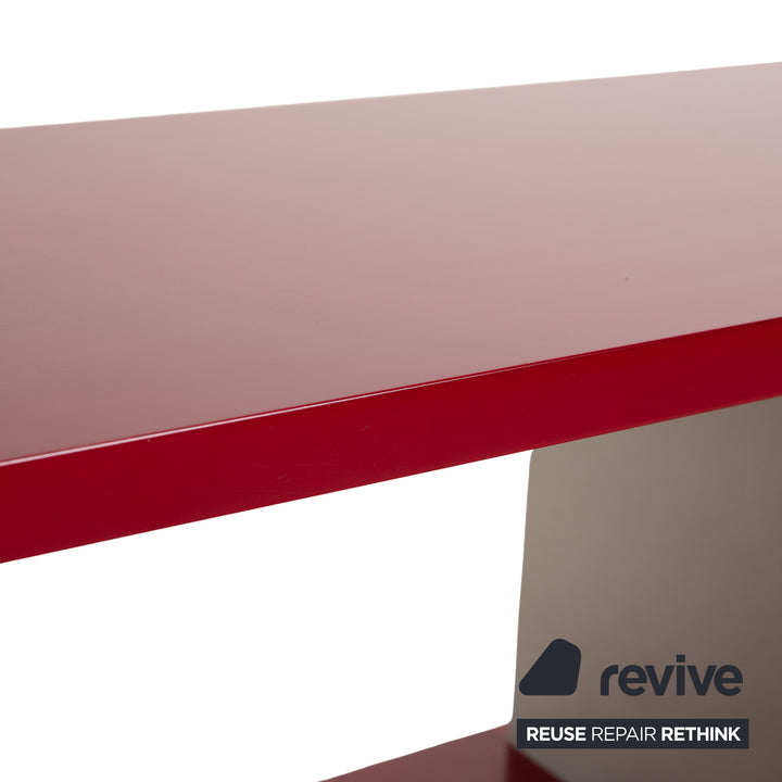 Piure Wooden Sideboard Red
