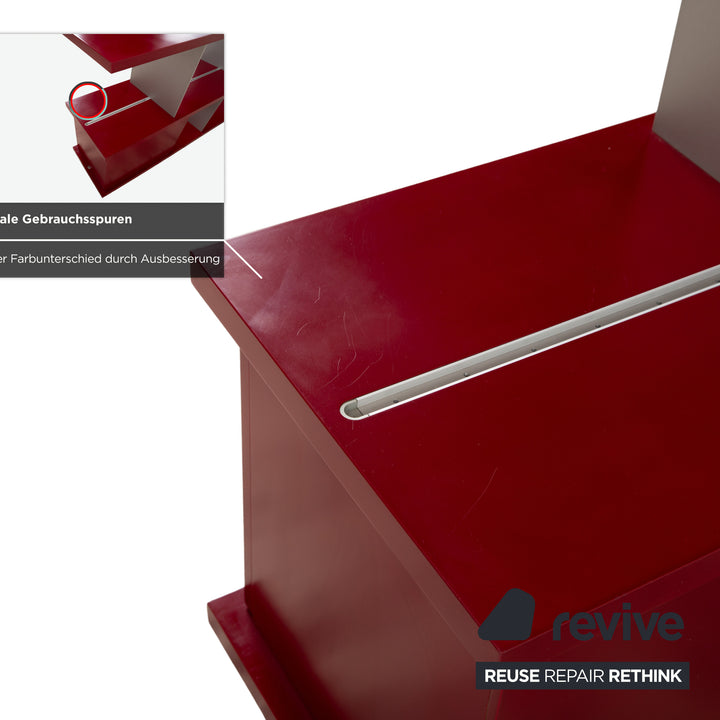Piure Holz Sideboard Rot