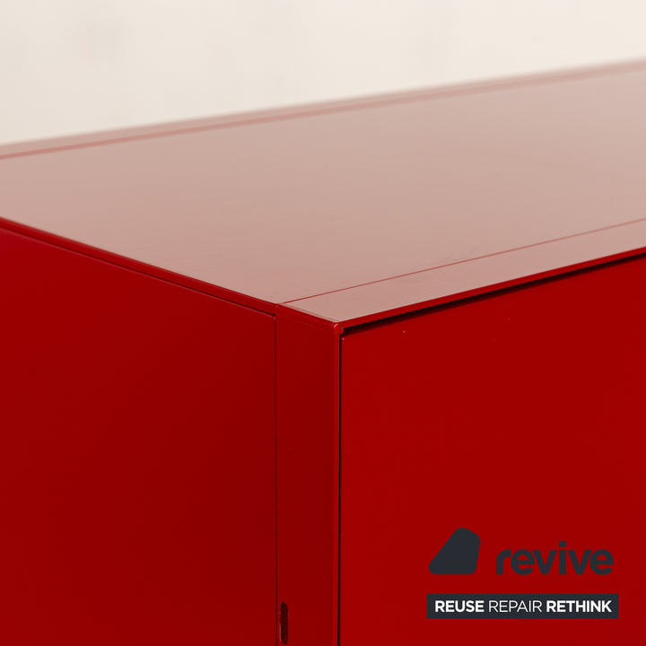 Piure Mesh Aluminium Sideboard Garnitur Rot