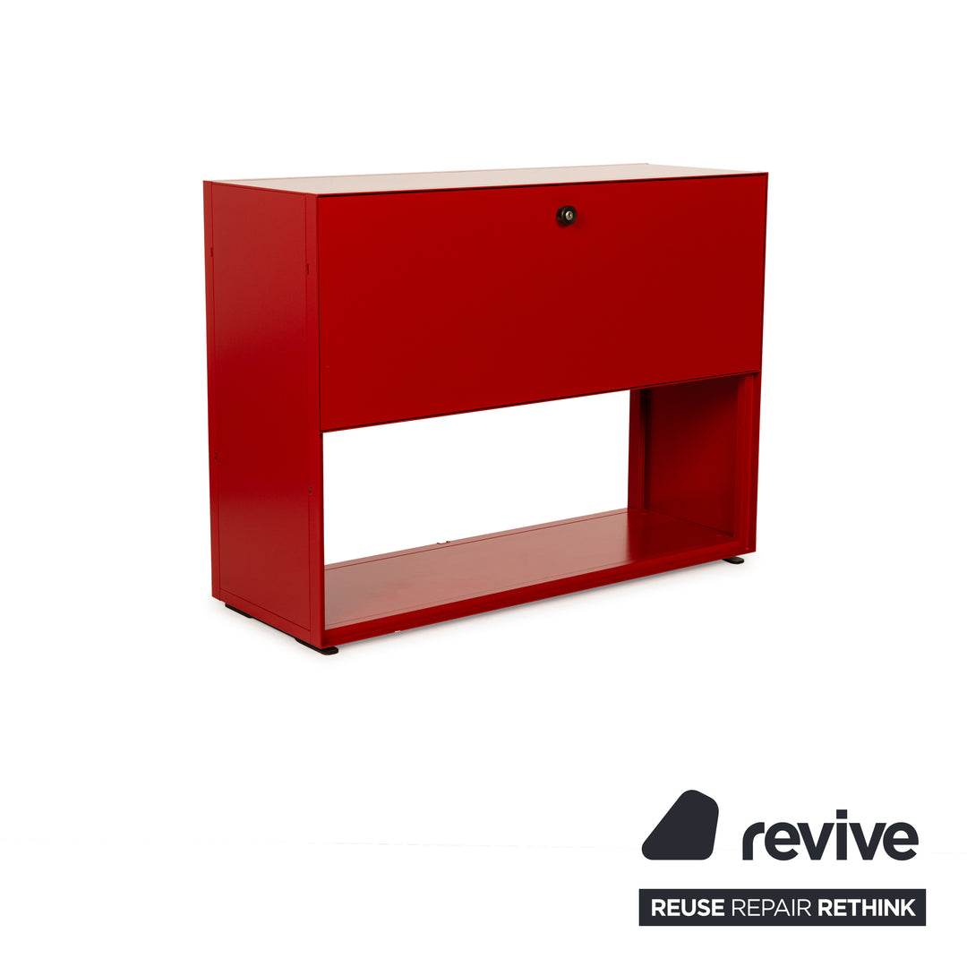 Piure Mesh Aluminium Sideboard Garnitur Rot