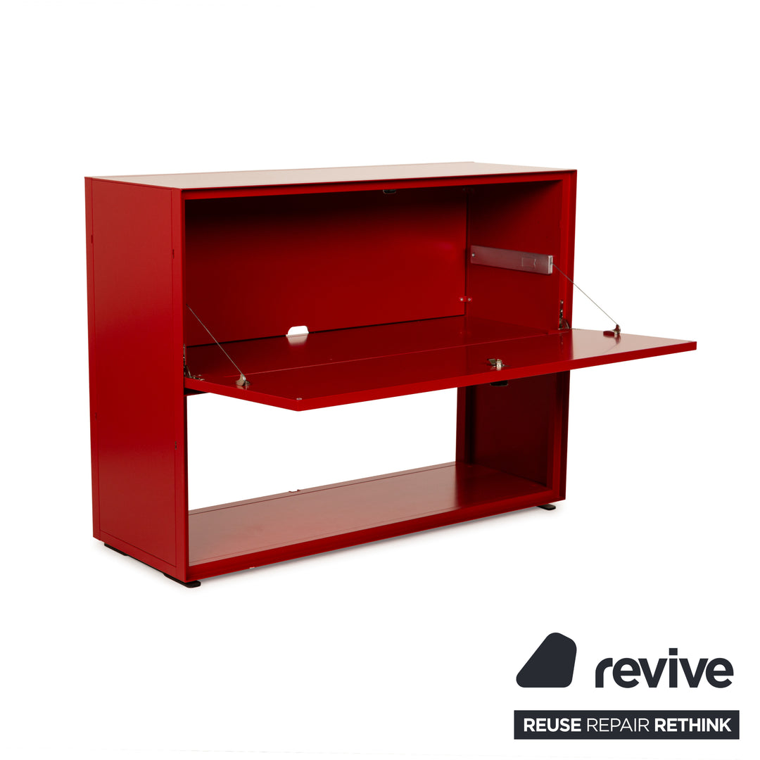 Piure Mesh Aluminum Sideboard Set Red