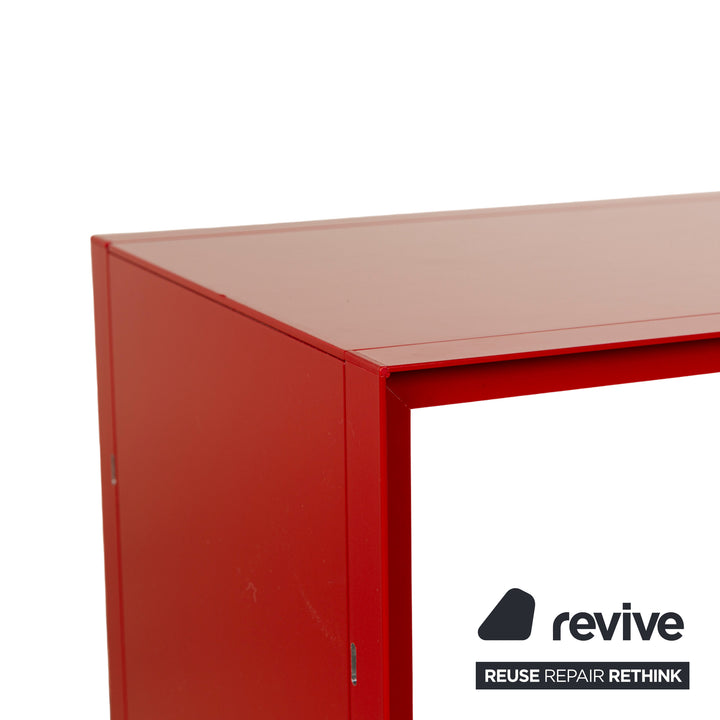 Piure Mesh Aluminium Sideboard Garnitur Rot