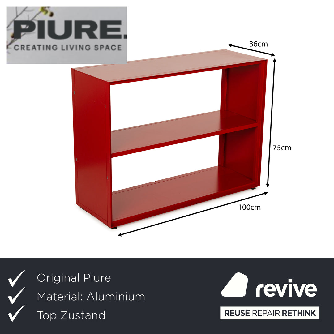 Piure Mesh Aluminum Sideboard Red