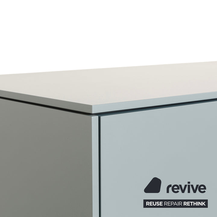 Piure Nex Box wooden sideboard blue blue-grey