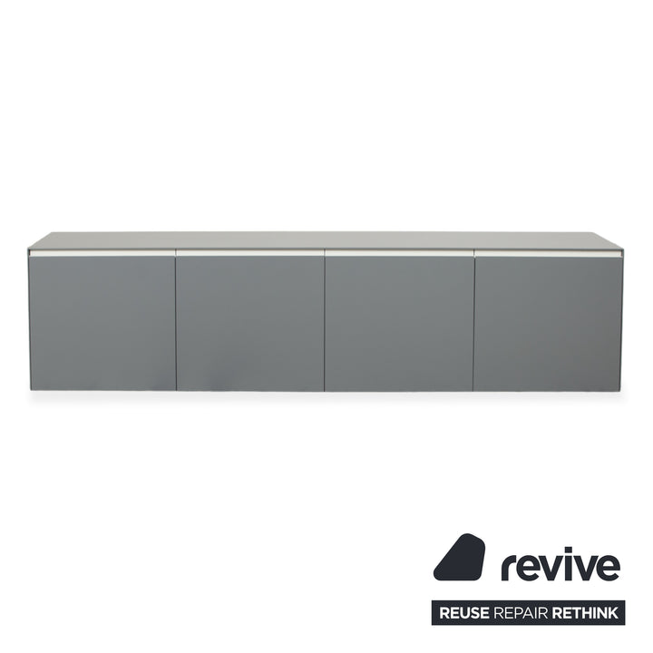 Piure Nex Sideboard Wood Grey Wall Mounted