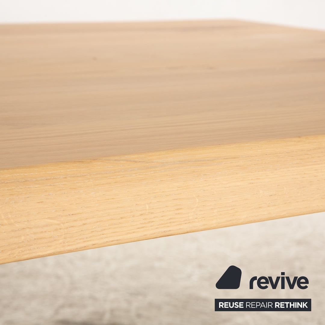 PMP Furniture table à manger en bois chêne brun 240 x 77 x 110 cm