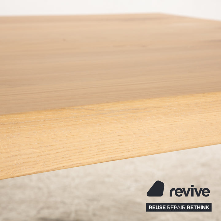 PMP Furniture table à manger en bois chêne brun 240 x 77 x 110 cm