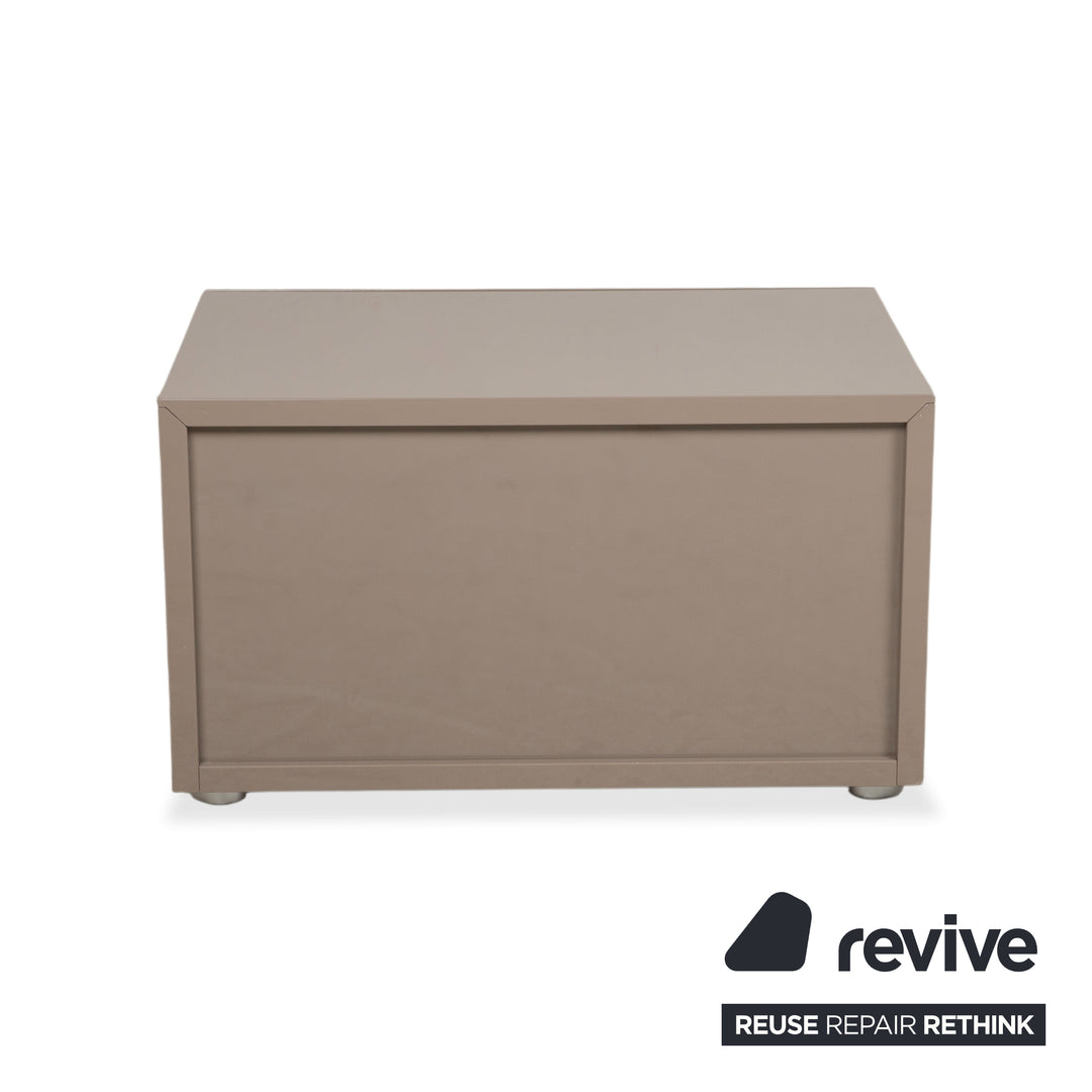 Poliform Dream Holz Sideboard Taupe Nachttisch
