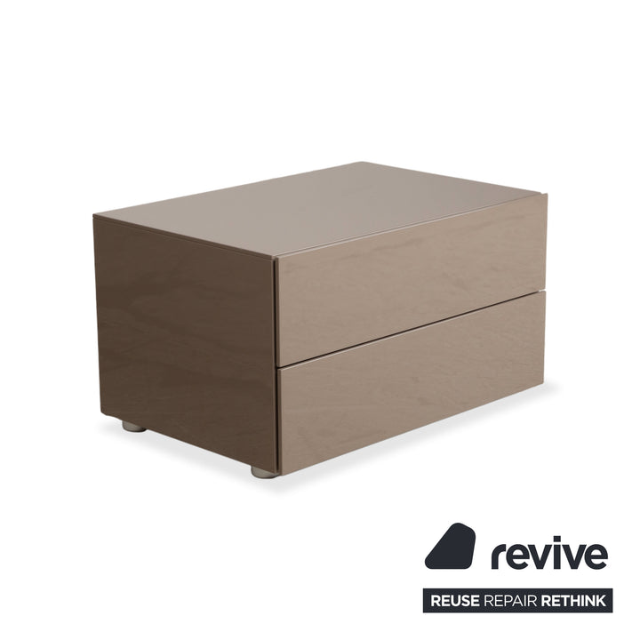 Poliform Dream Holz Sideboard Taupe Nachttisch