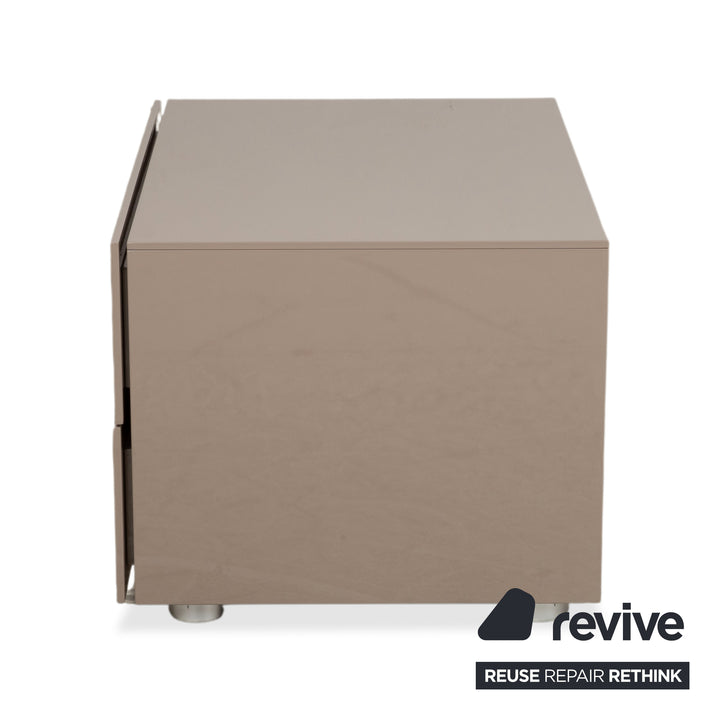 Poliform Dream Holz Sideboard Taupe Nachttisch