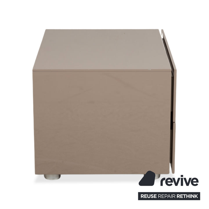 Poliform Dream Holz Sideboard Taupe Nachttisch