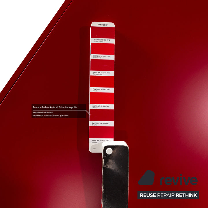 Poliform Free Wooden Sideboard Red