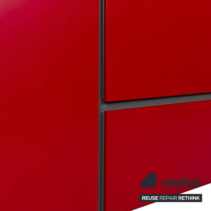 Poliform Free Wooden Sideboard Red