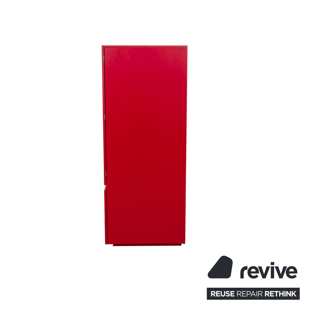 Poliform Free Wooden Sideboard Red