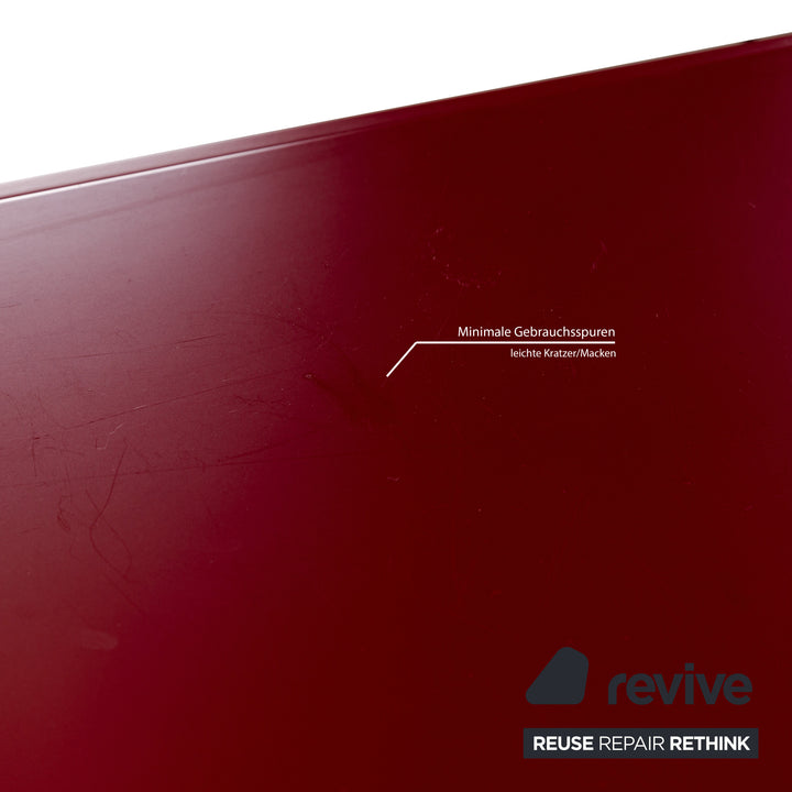 Poliform Free Wooden Sideboard Red