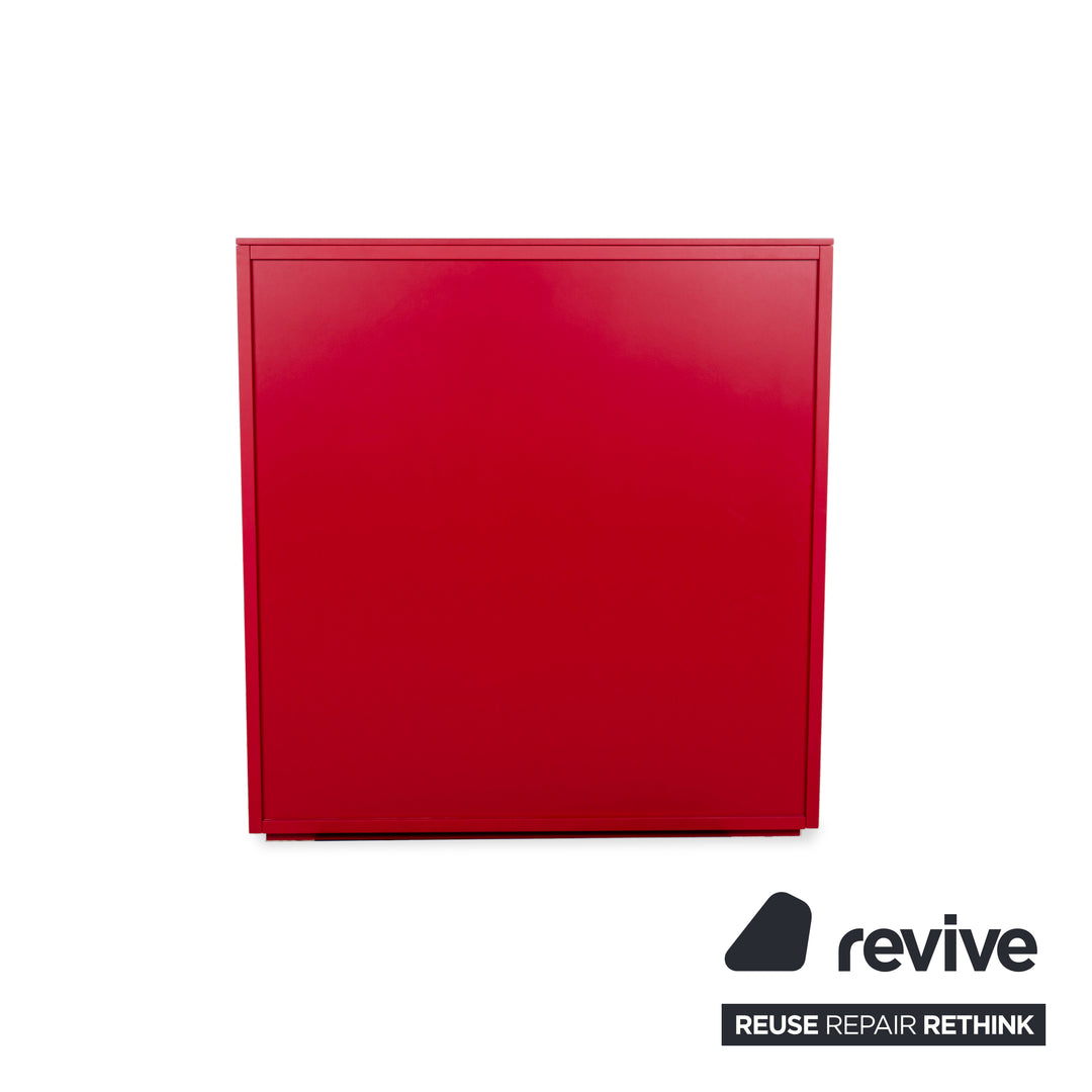 Poliform Free Wooden Sideboard Red