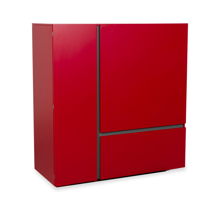 Poliform Free Wooden Sideboard Red