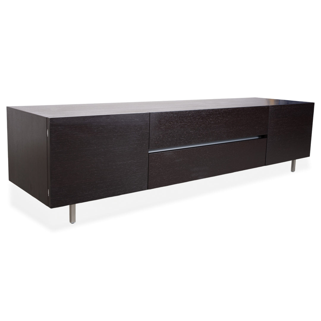Poliform Free Sideboard Bois Marron Foncé fonction manuelle