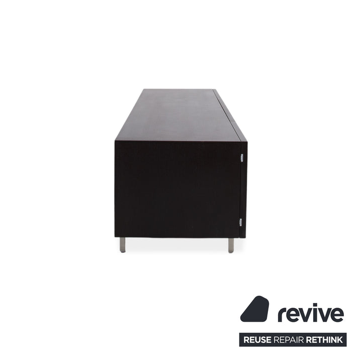 Poliform Free Sideboard Bois Marron Foncé fonction manuelle