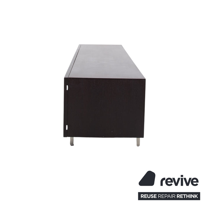 Poliform Free Sideboard Bois Marron Foncé fonction manuelle