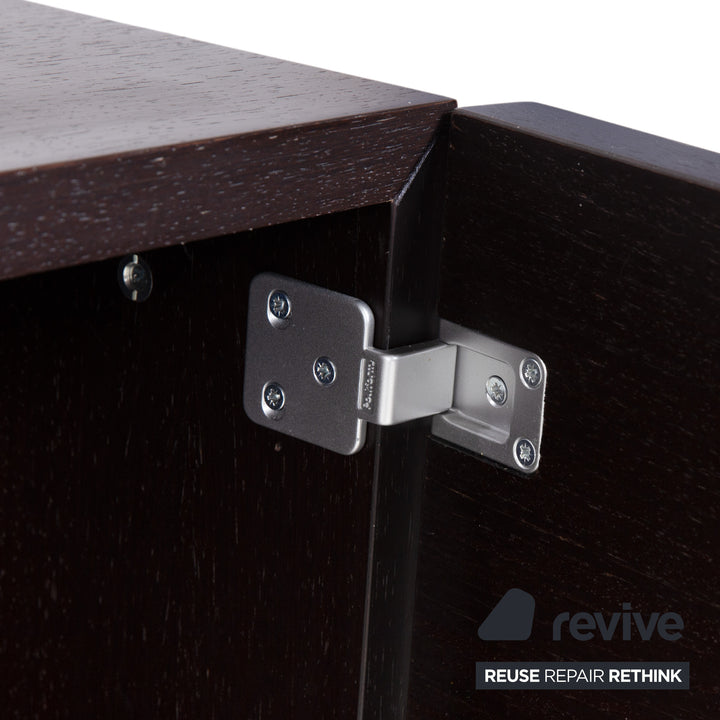 Poliform Free Sideboard Bois Marron Foncé fonction manuelle