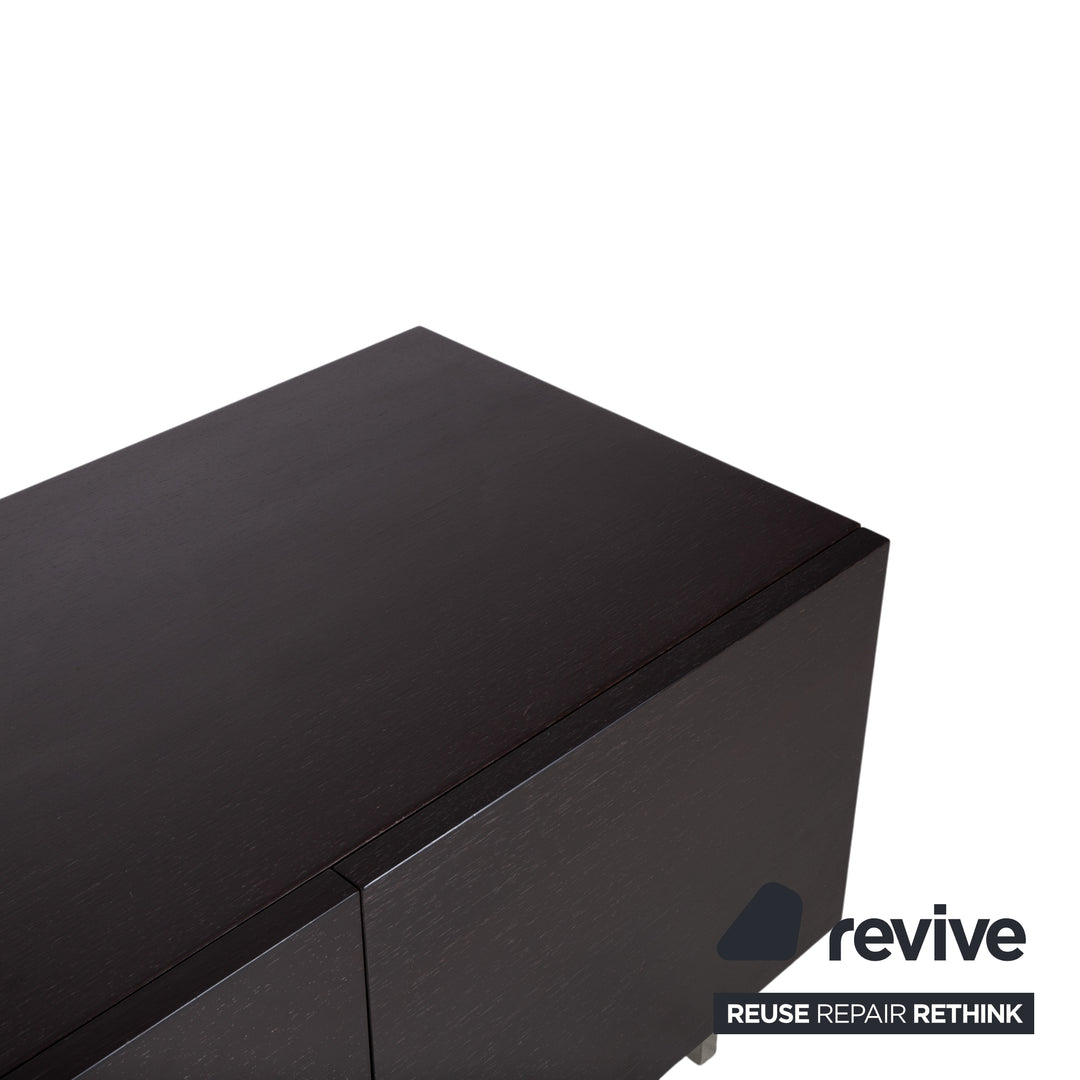 Poliform Free Sideboard Bois Marron Foncé fonction manuelle