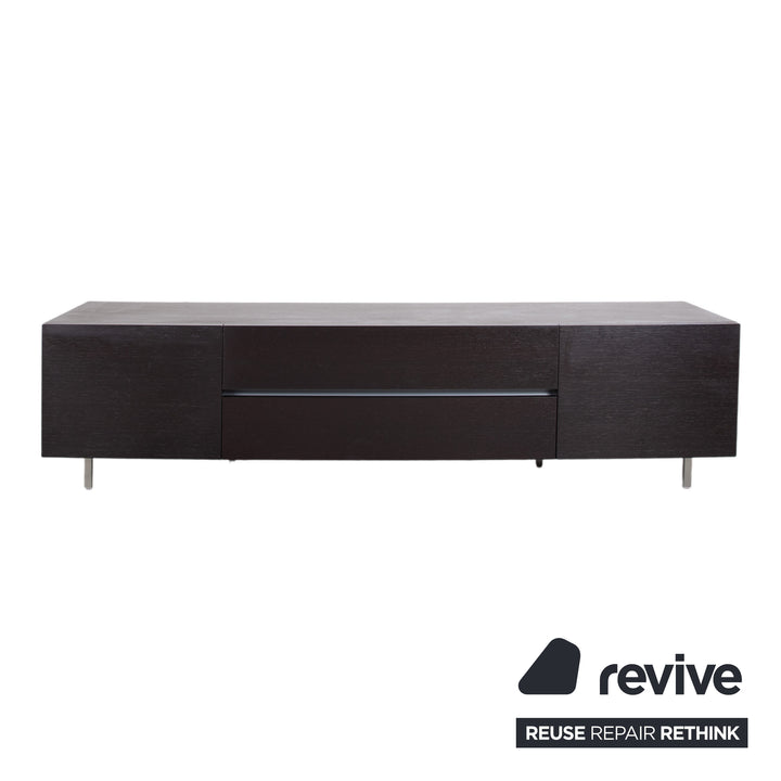 Poliform Free Sideboard Bois Marron Foncé fonction manuelle