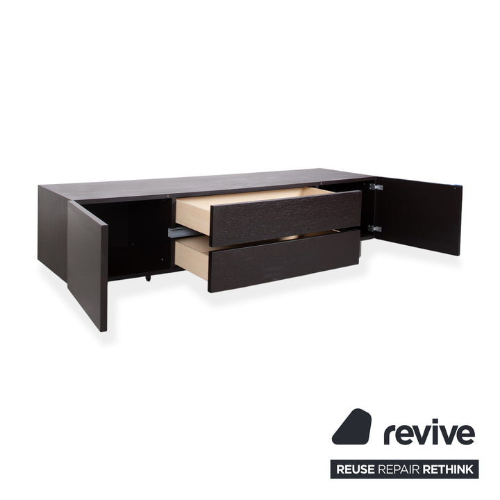 Poliform Free Sideboard Bois Marron Foncé fonction manuelle